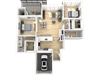 The Laurel B3G Two Bedroom Two Bathroom Floor Plan The Laurel B3G Two Bedroom Two Bathroom Floor Plan